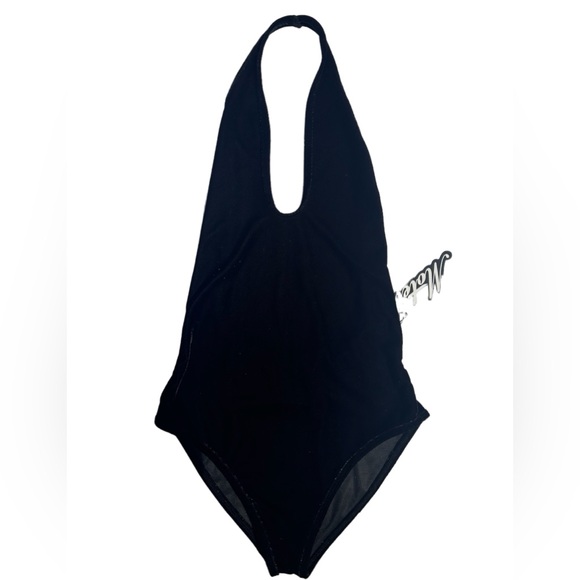 Motel Rocks Other - MOTEL Black Velvet Bodysuit Size:S